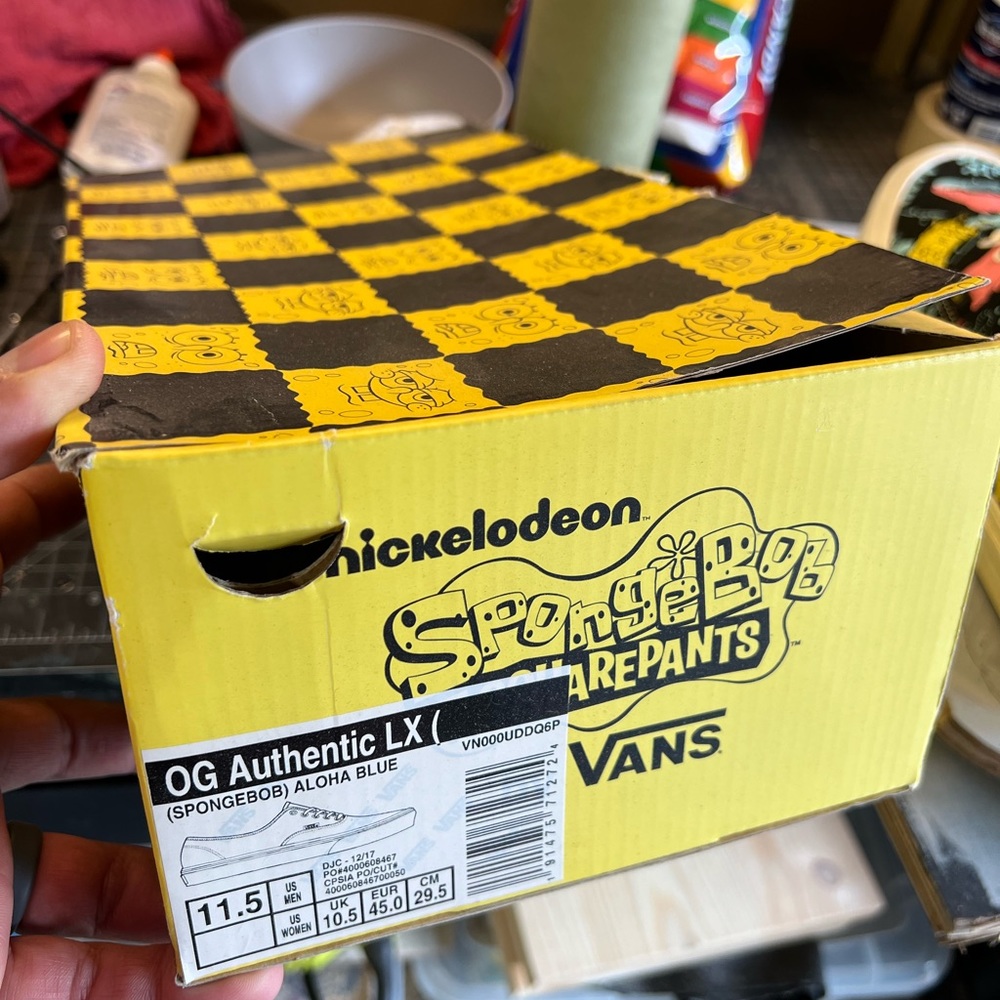 Vans X Spongebob Vault Authentics Men’s Size 11.5 - image 6
